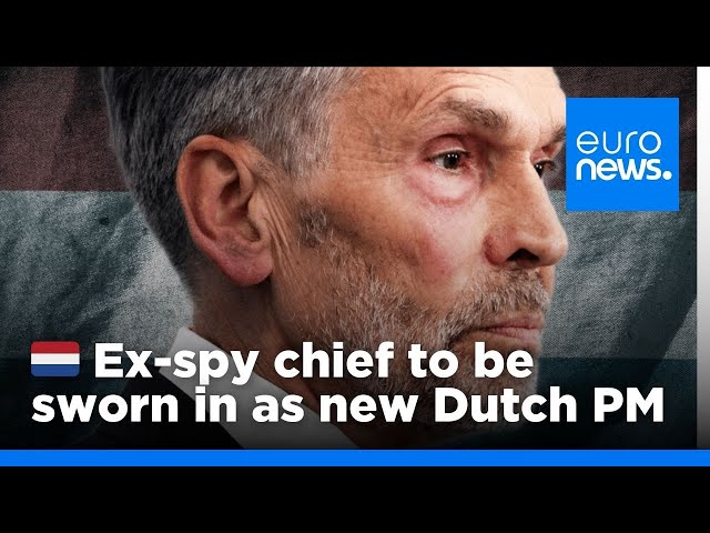 ⁣Former spy chief Dick Schoof sworn in as new Dutch prime minister | euronews 