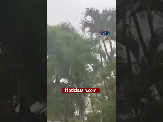 ⁣Puerto Rico comienza a sentir los efectos del huracán Beryl