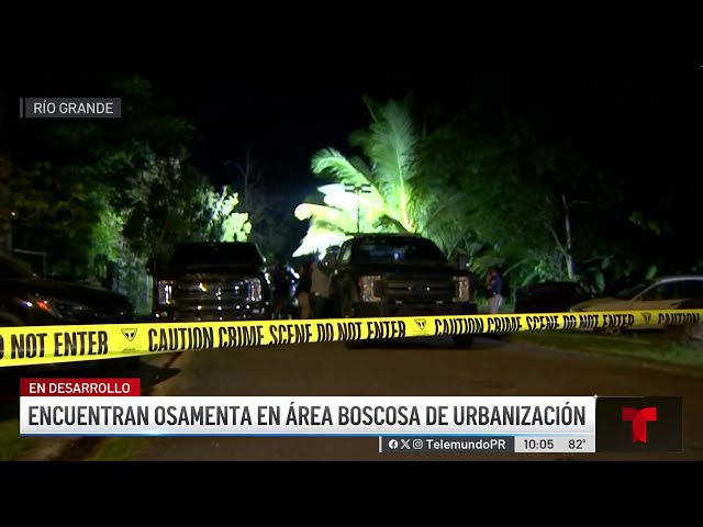 ⁣Investigan si osamenta hallada en Río Grande es de un desaparecido