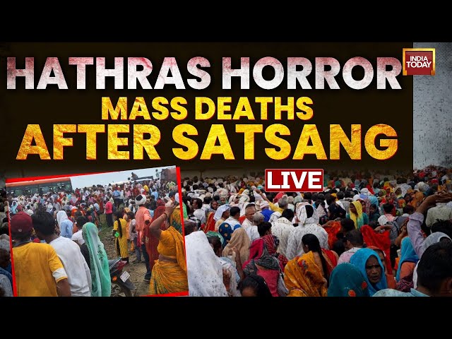 ⁣LIVE: Hathras Stampede News LIVE | Over 100 Killed In Stampede At Religious Event In UP's Hathr