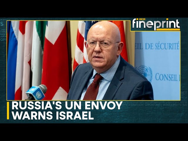 ⁣Russia-Ukraine War: Russia's permanent UN envoy warns Israel over weapons supply to Kyiv | WION