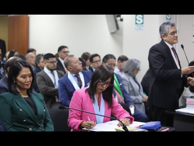 ⁣Fiscal Domingo Pérez sustenta acusación contra Keiko Fujimori en juicio oral