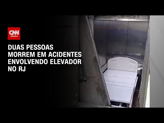 ⁣Duas pessoas morrem em acidentes envolvendo elevador no RJ | BASTIDORES CNN