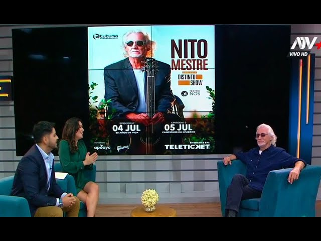 ⁣Nito Mestre celebra 50 años de trayectoria: "Hay que tener contacto con el público"