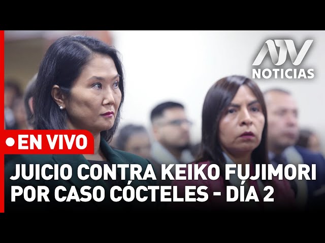 ⁣Keiko Fujimori EN VIVO: juicio oral en su contra por “Caso Cócteles" - DÍA 2