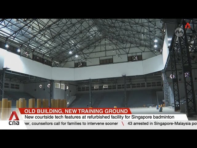 ⁣Singapore Badminton Stadium to reopen in Aug after makeover, boasting more courts and tech features