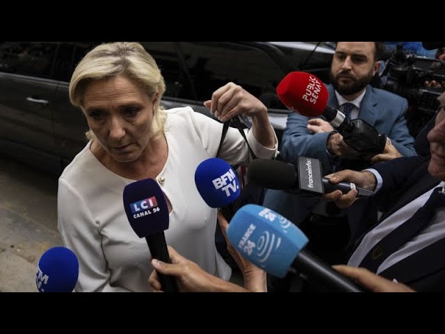⁣Wahlkampf in Frankreich: Marine Le Pen will nur mit absoluter Mehrheit an die Regierung