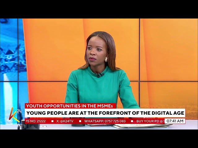 ⁣K24 TV LIVE| Youth opportunities in MSMEs #NewDawn