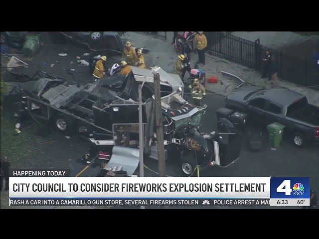 ⁣LA to consider settlement in botched South LA fireworks explosion