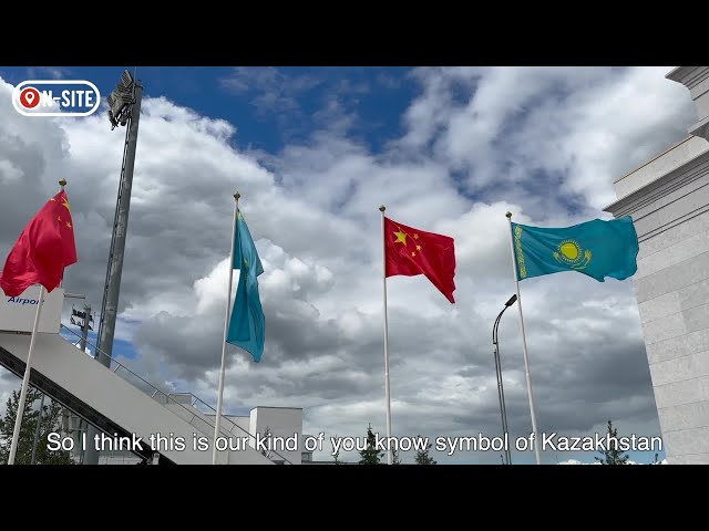 ⁣On-site: Xi warmly welcomed by Kazakhs as he arrives in Astana