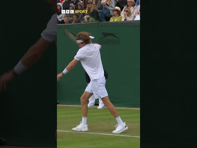 ⁣Rublev is RAGING!  #BBCTennis #Wimbledon #Rage #Tennis  @BBCSport