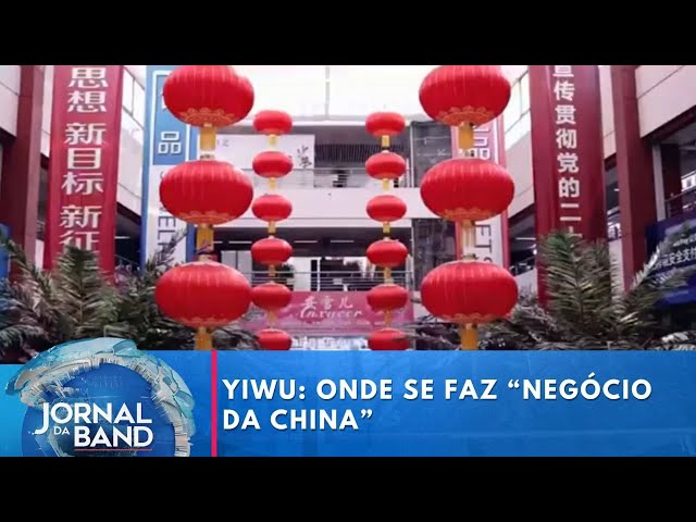 ⁣Yiwu: cidade abastece o mundo com produtos da China | Jornal da Band