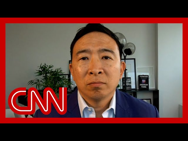 ⁣Andrew Yang calls on Biden to 'step aside' from the presidential race