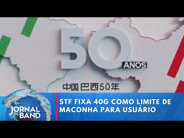 ⁣Brasil-China: 50 anos de amizade | Jornal da Band