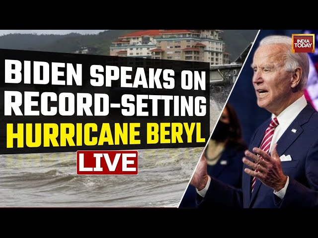⁣LIVE: US President Joe Biden Receives An Operational Briefing & Delivers Remarks On Extreme Weat