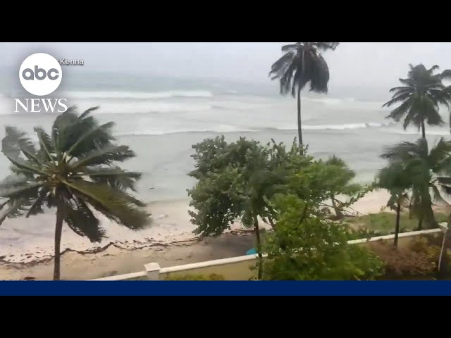 ⁣Hurricane Beryl sweeps through Caribbean, threatens Jamaica