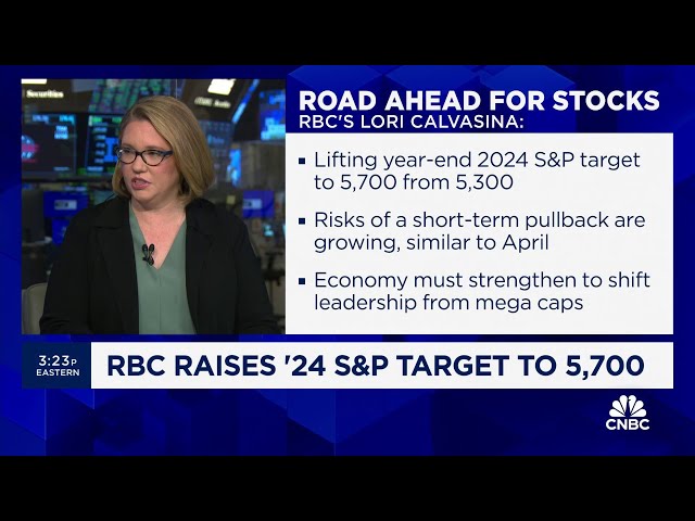 ⁣Potential pullback doesn't derail upward path for stocks this year, says RBC's Lori Calvas
