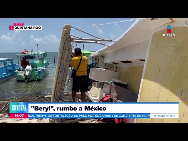 ⁣Así se prepara Quintana Roo ante la llegada de “Beryl”