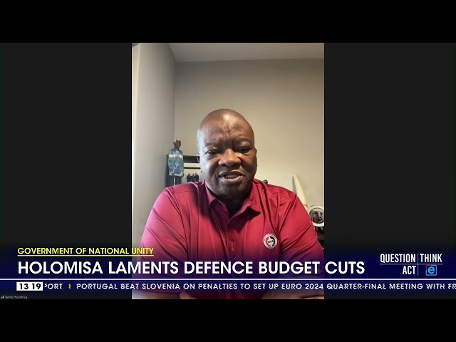 ⁣GNU | Bantu Holomisa laments defence budget cuts