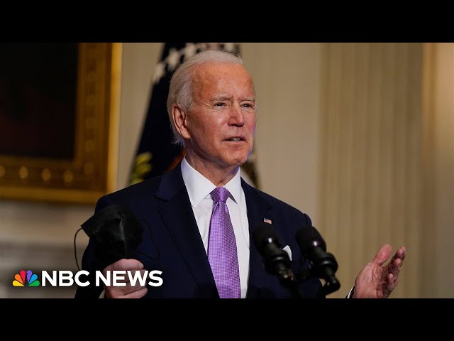 ⁣LIVE: Biden delivers remarks on extreme weather | NBC News