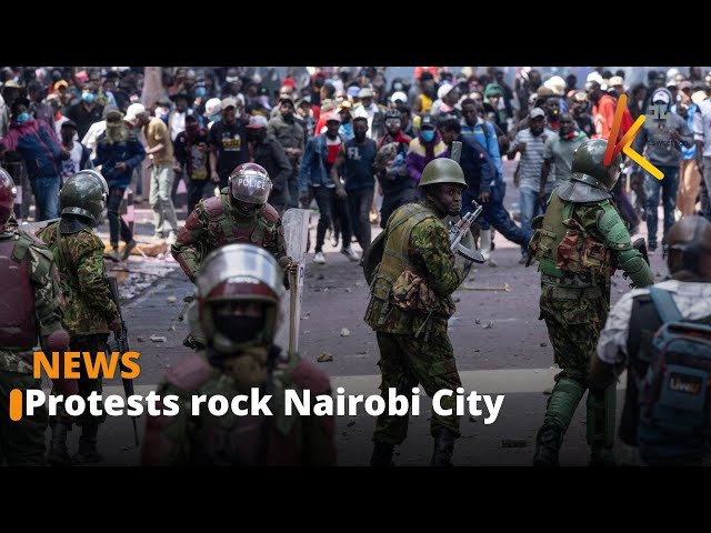 ⁣Peaceful protests turn chaotic