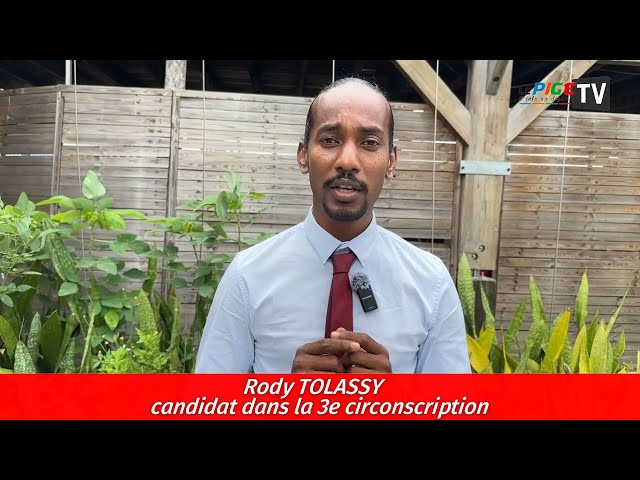⁣Rody TOLASSY candidat dans la 3e circonscription