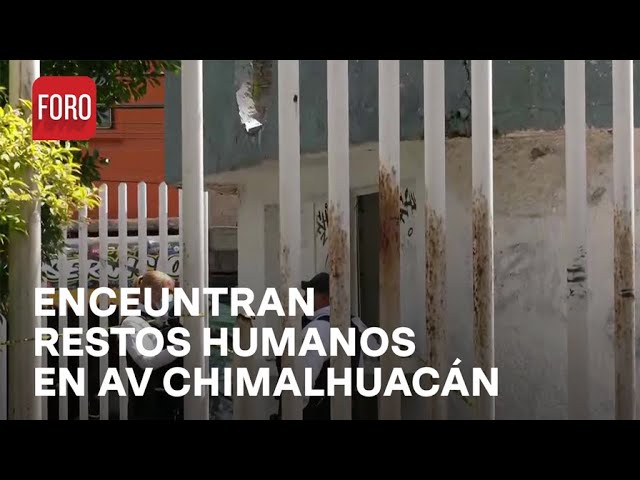 ⁣Hallan restos humanos dentro de construcción en Nezahualcóyotl - Noticias MX