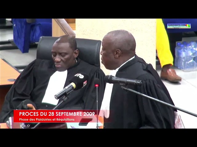 ⁣ Procès du 28 septembre : suivez la plaidoirie de Me Paul Yomba Kourouma, avocat de Toumba Diakité