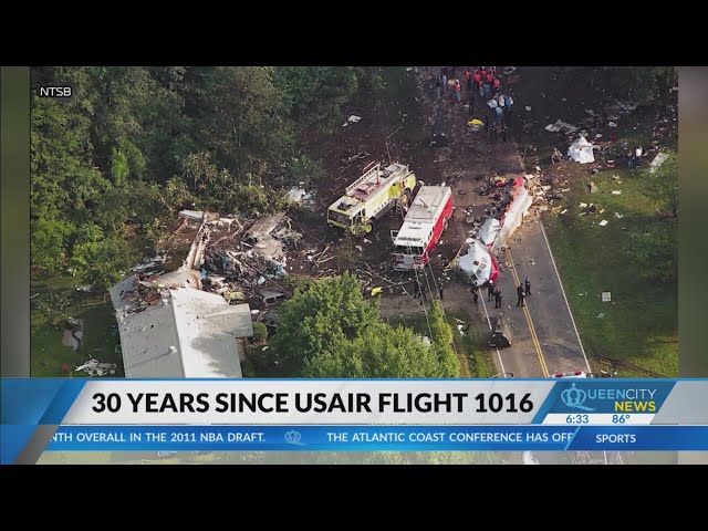 ⁣Tuesday marks 30 years since 37 people killed in USAir crash near Charlotte airport