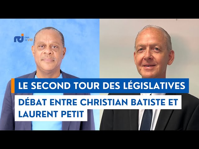 ⁣Le second tour des législatives - Débat entre Christian BATISTE et Laurent PETIT