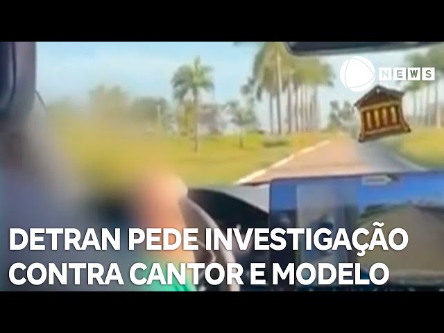 ⁣Detran-GO pede que polícia investigue imagens de filho de Andressa Suita e Gusttavo Lima dirigindo