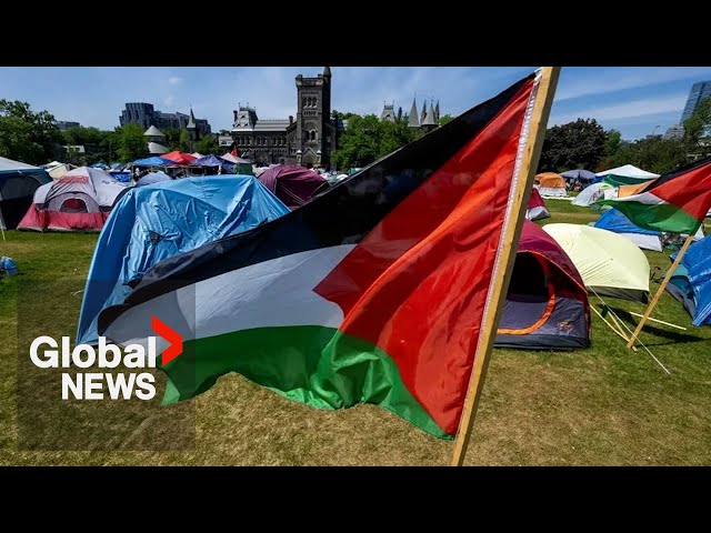 ⁣Ontario judge grants UofT injunction to clear pro-Palestinian encampment from downtown campus