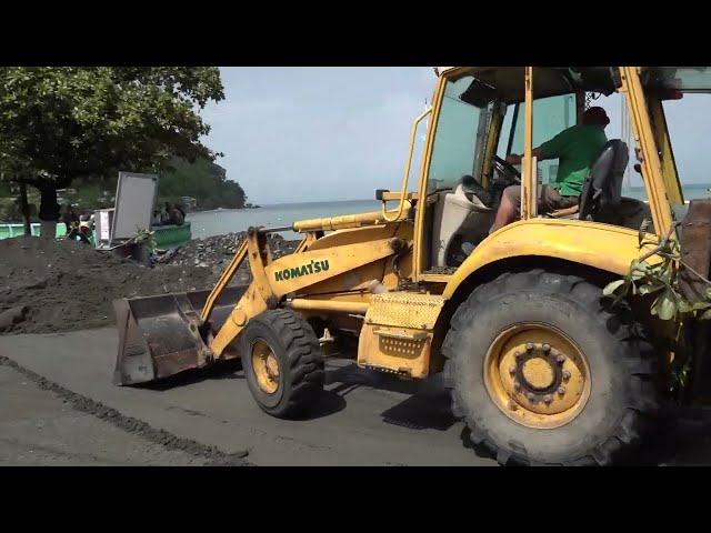 ⁣Soufriere Waterfront & Cemetery Washed Out By Storm Surge From Hurricne Beryl