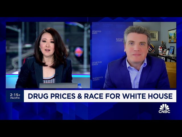 ⁣Raymond James' Chris Meekins talks drug pricing and the upcoming election