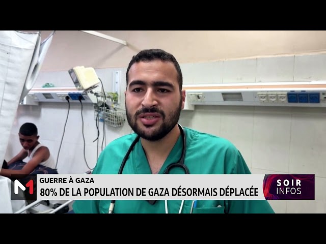 ⁣Guerre à Gaza : 80% de la population de Gaza désormais déplacée