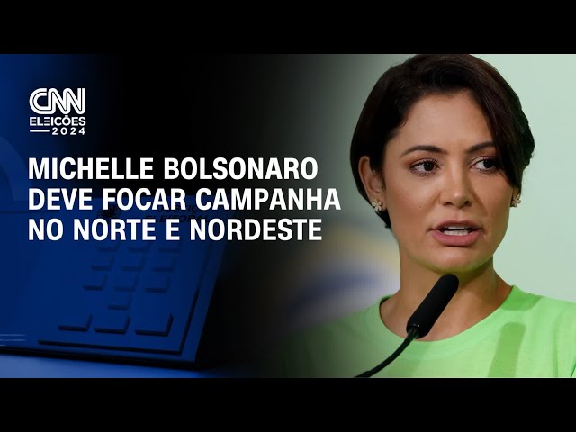 ⁣Michelle Bolsonaro deve focar campanha no Norte e Nordeste | CNN ARENA