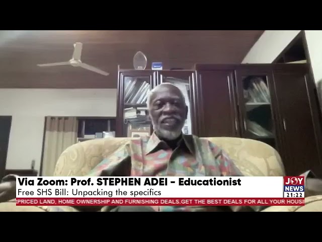 ⁣Free SHS Bill: Has the government been implementing policy illegally? - Prof. Adei asks