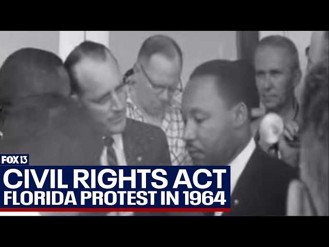 ⁣Protest in Florida helped lead to passage of Civil Rights Act of 1964