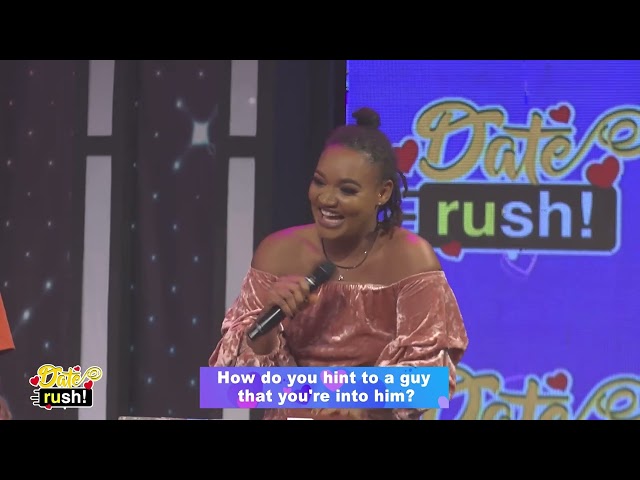 ⁣#DateRush S11EP12: Question of the Day - How Do You Hint to a Guy That You're Into Him? 