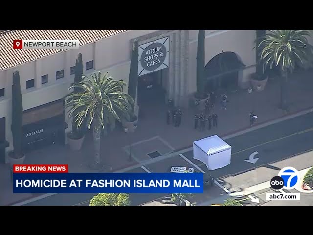 ⁣Woman killed in robbery attempt at upscale Newport Beach mall