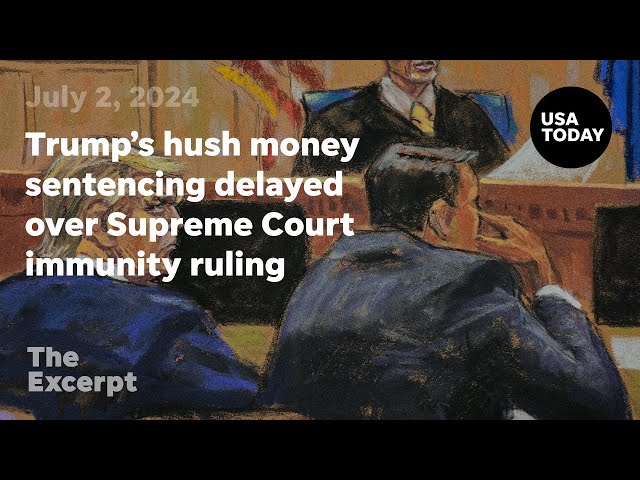 ⁣Trump's hush money sentencing delayed after Supreme Court immunity ruling | The Excerpt