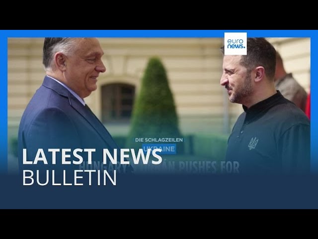 ⁣Latest news bulletin: July 3rd 2024 Midday | euronews 