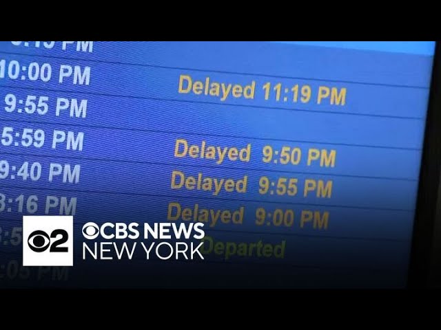 ⁣Travel headaches continue at Newark Liberty International Airport