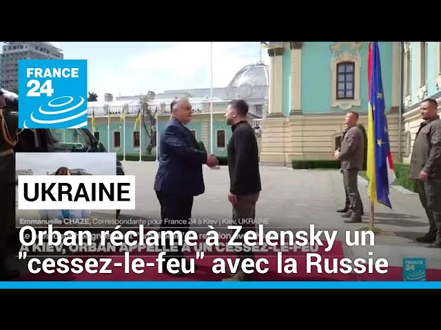⁣A Kiev, Viktor Orban réclame à Volodymyr Zelensky un "cessez-le-feu" avec la Russie • FRAN