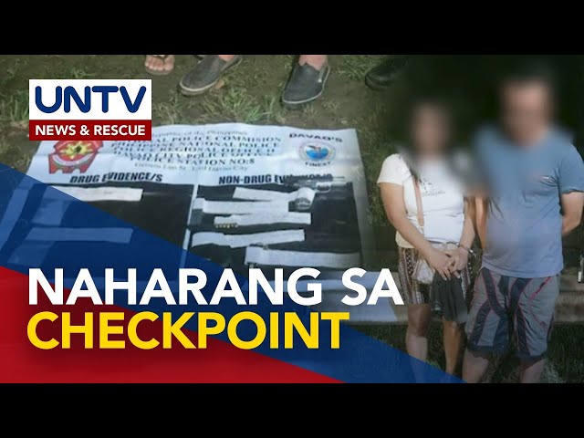 ⁣Negosyante, nahulihan ng umano ng droga sa checkpoint; 1 kilong shabu, nakita rin sa kanyang bahay