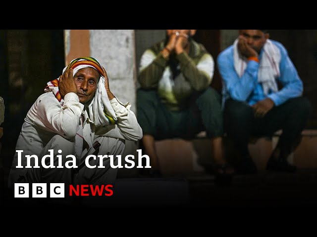 ⁣India: Police investigating crush that killed 121 | BBC News