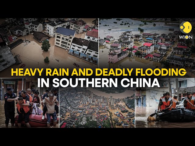 ⁣China Floods: Landslides and floods everywhere as China's south gets submerged amid heavy rains