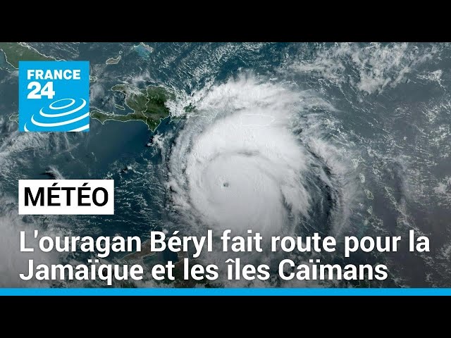 ⁣L'ouragan Béryl fait route pour la Jamaïque et les îles Caïmans • FRANCE 24
