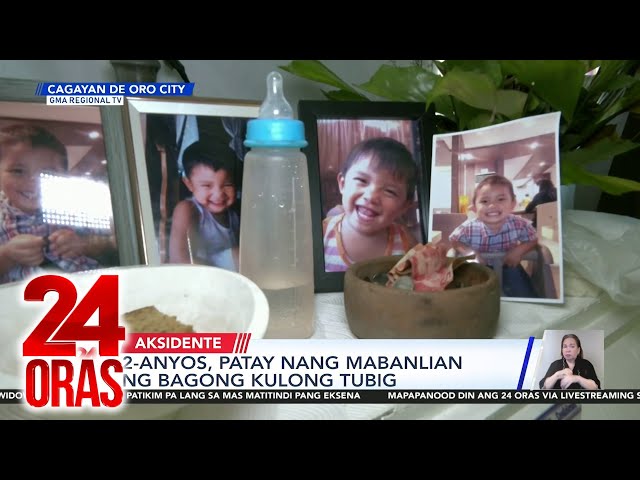 ⁣2-anyos, patay nang mabanlian ng kumukulong tubig (July 2, 2024 report) | 24 Oras