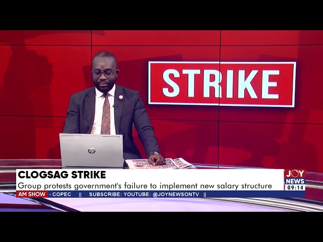 ⁣CLOGSAG Strike: Group protests the government's failure to implement a new salary structure